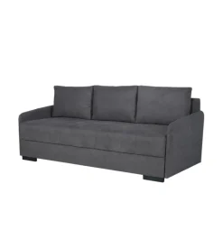 BellaHome Divano 3 posti "gemini" grigio, 200x95x91 cm Outlet