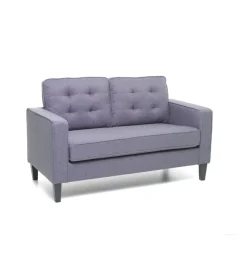 Divano "river" 2 posti blu jeans, 145x78x95 cm Discount