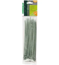 Verdemax Attrezzatura Giardinaggio-Fascetta universale dentata grigia mm.190x5 50 pezzi