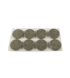 Feltrini adesivi tondi - ø 26 mm. - marrone - 8 pz. Outlet