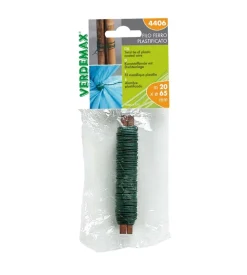 Verdemax Attrezzatura Giardinaggio-Filo ferro plastificato 20mt