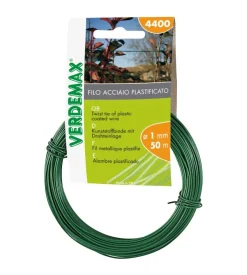 Verdemax Attrezzatura Giardinaggio-Filo tondo acciaio bobina mt 50