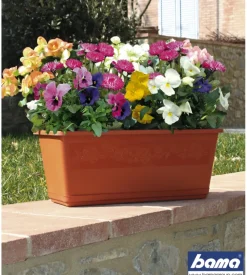 Bama Fioriera balconella cm 60 c/sottovaso terracotta Clearance