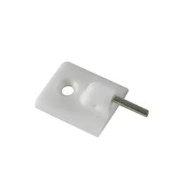 Ganci adesivi per bacchette tenda - bianco - 4 pz. New