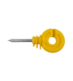 Ama Isolatore recinto elettrico per pali in legno giallo ø6 mm 100 pezzi Sale
