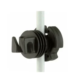 Ama Isolatore recinto elettrico per pali in plastica e metallo nero ø12 mm 100 pezzi Discount