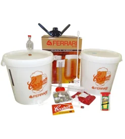 FerrariGroup Kit birra artigianale super lux con doppio fermentatore da 32 litri e malto lager - ferrari group Best