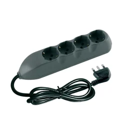 Bticino Kit multipresa 4 schuko/bipassso cavo grigio - . Outlet