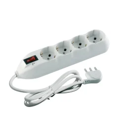 Bticino Kit multipresa 4schuko/bipasso int/salvafulmine + cavo bianco - . Outlet