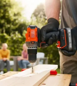Black+Decker Kit trapano avvitatore a batteria "bcd382d1xk-qw" batteria inclusa 18v Outlet