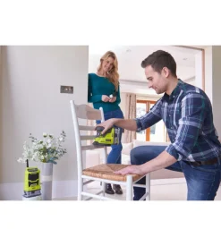 Ryobi Kit valigetta trapano avvitatore, smerigliatrice angolare, levigatrice palmare e seghetto gattuccio a batteria "r18dd3 + r18ag + rps18 + rrs1801" 2 batterie 18v 2ah/4ah Discount
