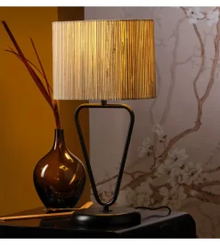 Onli Lampada da tavolo 1 luce "grande" legno e27