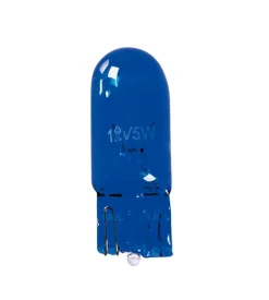 Lampada zoccolo blue dyed glass 12v - (w5w) - 5w - w2,1x9,5d - 2 pz  - d/blister  58359 Online