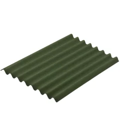 Onduline Lastra ondulata bituminata da copertura "easyline" verde 100x76 cm Best