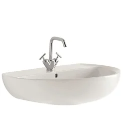 Ceramiche E Accessori-Lavabo in ceramica bianco "colibri 2", geberit
