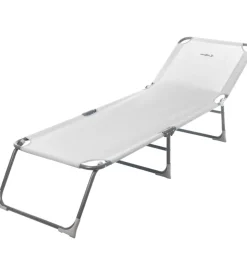 Brunner Lettino prendisole pieghevole "bahia" in alluminio e materiale sintetico colore bianco, 192x61,5x31,5 cm Sale