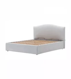 Letto matrimoniale contenitore "hill" perla 160x190 cm Outlet
