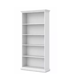 Libreria "paris" bianca con 4 ripiani, 96x36x200 cm Sale