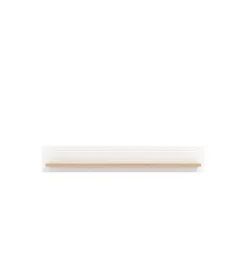 BellaHome Mensola "vigo" bianco e quercia, 146x19,5x24 cm Clearance