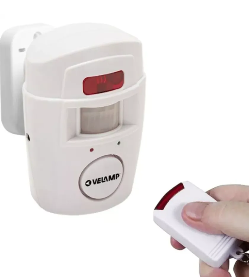 Velamp Mini allarme velam con rilevatore di presenza e 2 telecamere New