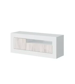 Mobile porta tv "baltik", 53x139x42cm, bianco Discount