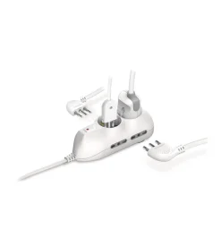 Bticino Multipresa 6 pr. 2p+t 10/16a con cavo bianco - . Sale