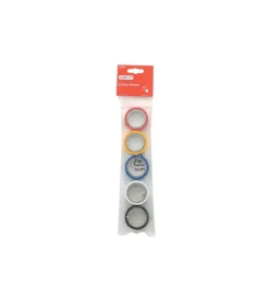Utensili Per Elettricista-Nastri isolanti in pvc 5 pz.