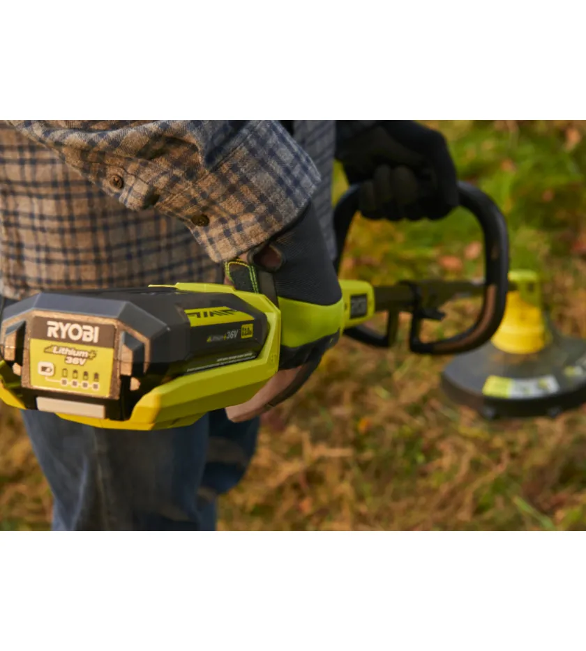 Outlet - usato per prova - decespugliatore a batteria ryobi "ry36lt33a-0" solo corpo macchina batteria non inclusa, taglio 28-33 cm 36v Online