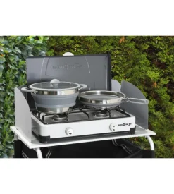 Brunner Padella da campeggio collassabile "volcano fold-away" ø24 cm in plastica e acciaio inox Best