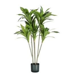 Fiori Artificiali-Pianta di dracaena in polietilene con 88 foglie, 130 cm