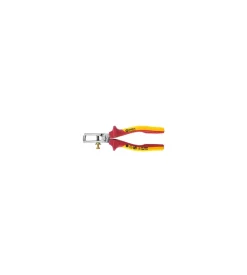 Utensili Per Elettricista-Pinza spelafili regolabile isolata 1000v per elettricista 160 mm.