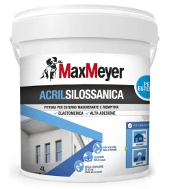 MaxMeyer Pittura acrilsilossanica   bianco lt 4 Discount