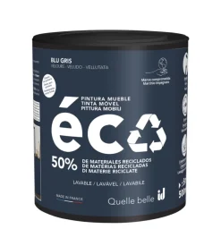 Initiatives Decoration Pittura per restauro legno mobili "eco mobili" blu grigio 500 ml Outlet