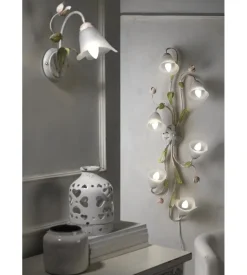 Onli Plafoniera 6 luci "wilma" bianco e14 New