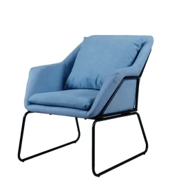 BellaHome Poltrona "oslo" azzurra, 68x70x79,5 cm Sale