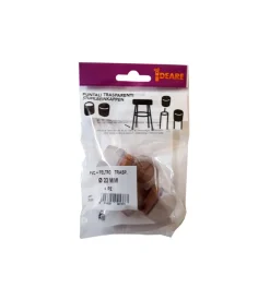 Puntali tondi pvc trasparente con feltro ø 22 mm. - 4 pz. Online
