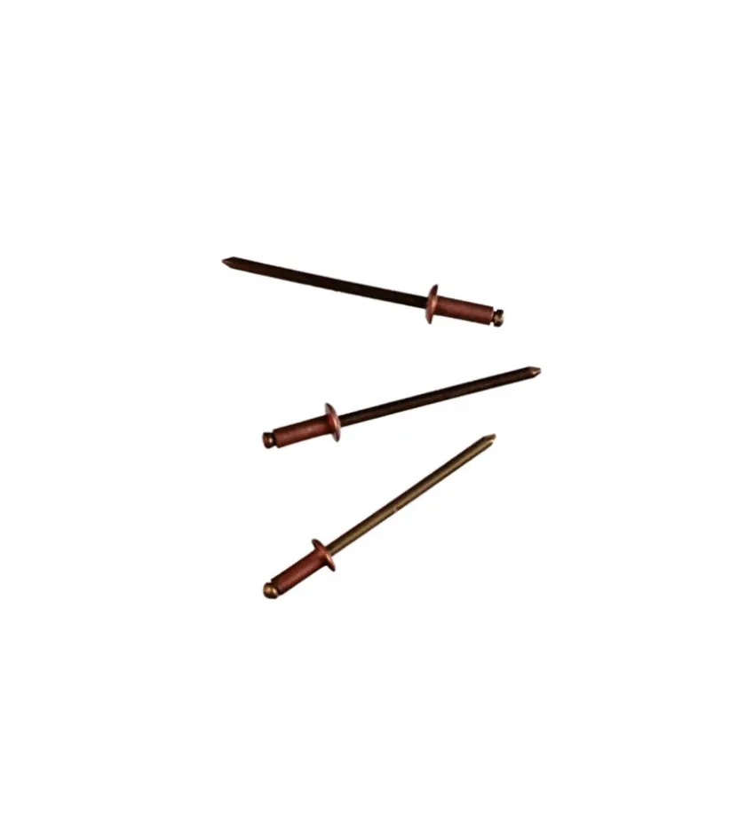 Rivettatrici E Rivetti-Rivetti ciechi in rame ø 3,2 x 6 mm. 50 pz.