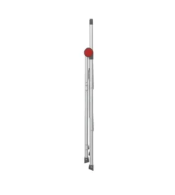 Scala 3 gradini "mini slimstep" in alluminio, 65x17x42 cm Best