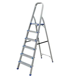 Easy System Scala pieghevole in alluminio 6 gradini New