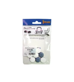 Scivoli ptfe adesivi tondi ø 40 mm. - grigio - 4 pz. Discount