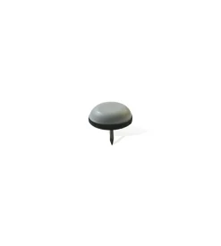 Scivoli ptfe tondi con chiodo ø 30 mm. - grigio - 8 pz.