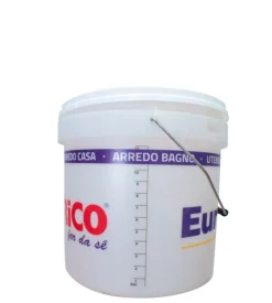 Secchio bianco con coperchio eurobrico 14 lt Best