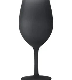 Brunner Set 2 bicchieri satinati per vino "wineglass blacksatin" in policarbonato 60 cl New