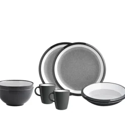 Brunner Set 8 stoviglie da campeggio "granyte" in melamina antiscivolo Outlet