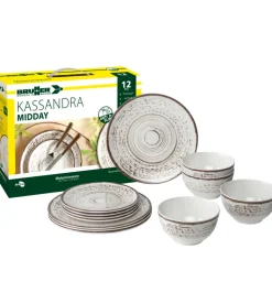 Brunner Set 12 stoviglie da campeggio "kassandra" in melamina antiscivolo Sale