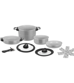 Brunner Set pentole da campeggio "fusion 7+1 ø 22" in alluminio e antiaderente Outlet