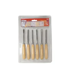 Pialle E Scalpelli-Set sgorbie 6 pz.