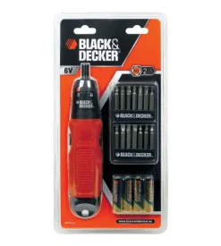 Black+Decker Set svitavvita a pile "a7073" 19 pezzi 6v Online