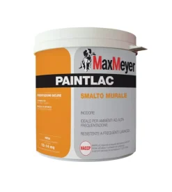Smalto murale max meyer "paintlac" colore bianco satinato, 1 litro