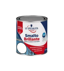 Smalto solvente brillante 0,5 lt. bianco Best